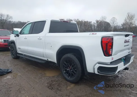 2023 GMC Sierra 1500 4Wd Standard Box Elevation from USA, damaged, VIN 1GTUUCED2PZ144108